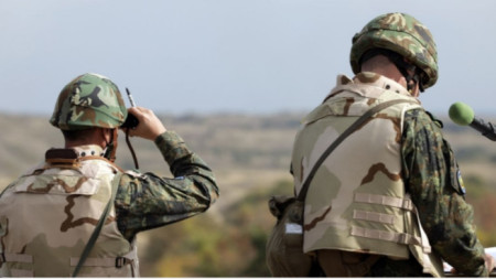 Military exercise at Koren field training ground