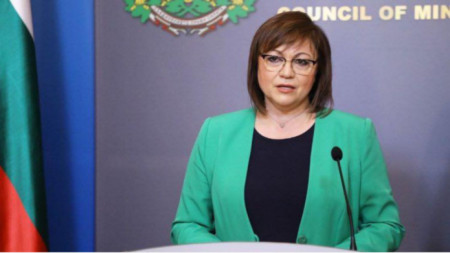 Bulgaria's outgoing Minister of Economy Kornelia Ninova 