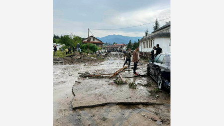 Пороен дъжд е паднал в следобедните часове в Берковица и