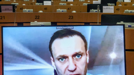 Алексей Навални пред ЕП във видеоконференцията 