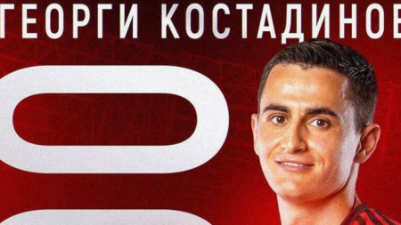 Георги Костадинов вече има 100 мача за Арсенал (Тула)