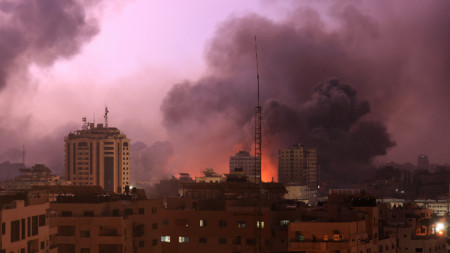 Израелска бомбардировка на град Газа, 9 октомври 2023 г.
