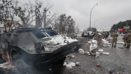 Военни действия в близост до украинската столица Киев