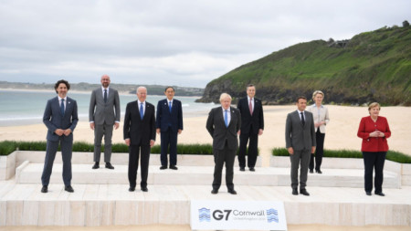 Среща на лидерите на Г-7 в курорта Карбис Бей в английското графство Корнуол