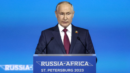 Владимир Путин е домакин на среща Русия - Африка, 27 юли 2023 г.