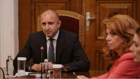 
President Radev and Vice-president Iotova began consultations with the parliamentary represented forces ahead of giving a government-forming mandate.