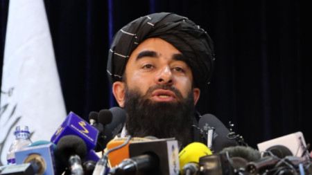 Забихула Муджахид, говорител на талибаните