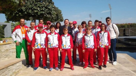 Отборът на България в Абу Даби.