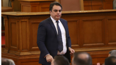 Асен Василев от ПП в Народното събрание.