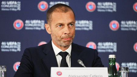Президентът на УЕФА Александър Чеферин откри конгреса на европейската футболна