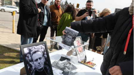 A protest at the Russian embassy in Sofia is part of the 