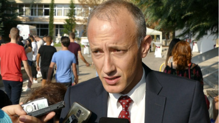 Bulgaria's Education Minister Krasimir Valchev