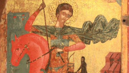 Икона на Свети Димитър от Несебър, XVI- XVII в.
