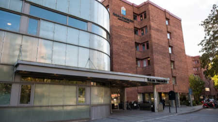 Съдът в Стокхолм, където бяха повдигнати обвиненията срещу заподозрените за тероризъм.