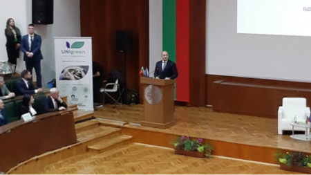 Президент Радев в Аграрном университете в Пловдиве