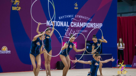 Ансабмълът на България по художествена гимнастика заема четвъртото място във
