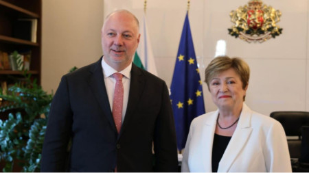 Rosen Zhelyazkov and Kristalina Georgieva 