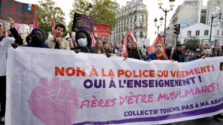 Протест срещу полицейското насилие в Париж, 23 септември 2023 г.