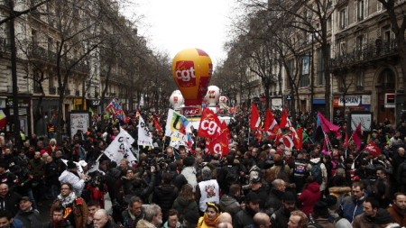 Демонстрацията в Париж