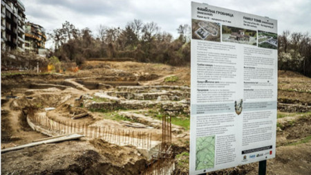 Втори археологически парк на мястото на малко известния късноантичен мавзолей