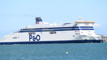 Британският ферибот „Духът на Франция” през юли 2018 г.