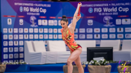 Националната състезателка Ева Брезалиева която е възпитаничка на клуб Олимпия