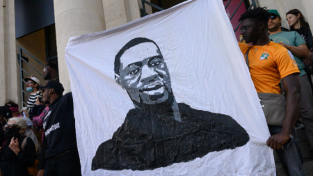Антирасистки протест в Нант, Франция - 6 юни 2020 г.