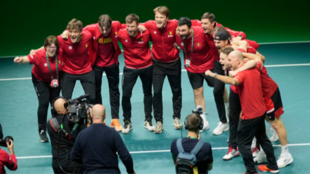 Белгия е първият полуфиналист за купа „Дейвис“