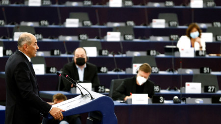 Янез Янша представи пред евродепутатите приоритетите на словенското председателство. 