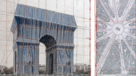 Започва работата по опаковането на Триумфалната арка в Париж в