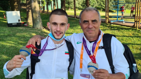 Димитър Ташев на троен скок на европейското първенство за юноши