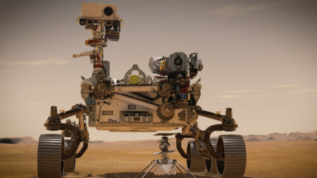 Намиращият се на Марс мини хеликоптер Инджинюъти извърши 25 ия си полет