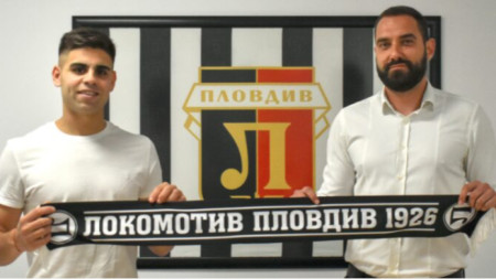 Изпълнителният директор на Локо Тома Цилев (вдясно) и Енцо Еспиноса.