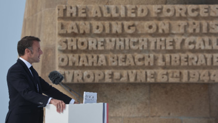 Президентът на Франция Еманюел Макрон