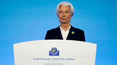 Председателят на Европейската централна банка Кристин Лагард заяви на пресконференция