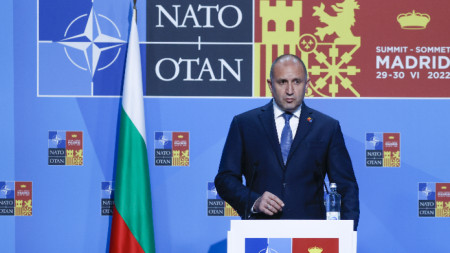 Президентът на България Румен Радев в Мадрид на срещата на НАТО - 30 юни 2022