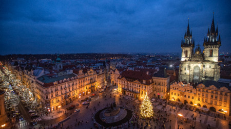 Изглед към Прага, 28 ноември 2020 г.