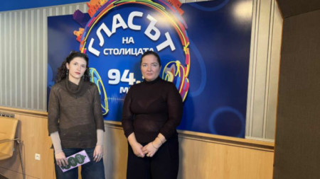Марта Москова (вляво) и Бояна Гяурова 