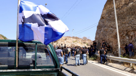 Протест на фермери на о-в Крит.