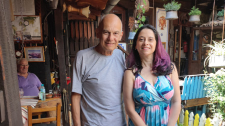 Израелската джаз певица Дафна Леви и композиторът Кристиян Бояджиев в Банско