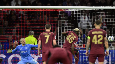 Кадър от мач на Галатасарай