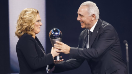 Христо Стоичков участва в церемонията на ФИФА