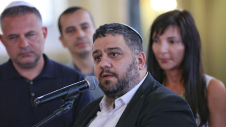 Maxim Delchev, representative of the Organization of Jews in Bulgaria 