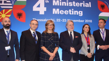Четвъртата четиристранна министерска среща на Албания, България, Гърция и Македония в Солун.