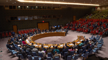 Съветът за сигурност на ООН.