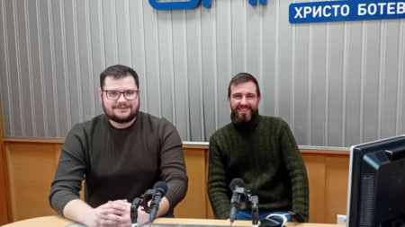 Димитър Панайотов (вляво) и Александър Николов