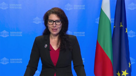 Bulgaria’s Deputy Premier Kalina Konstantinova 