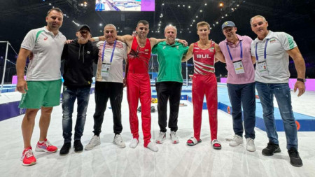 Българският отбор на световното първенство в Антверпен