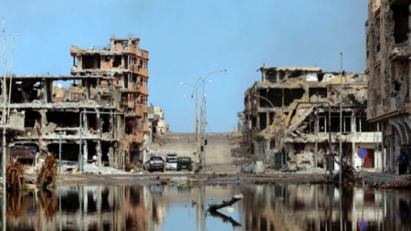 Либийския град Сирт - родния град на бившия диктатор Муамар Кадафи