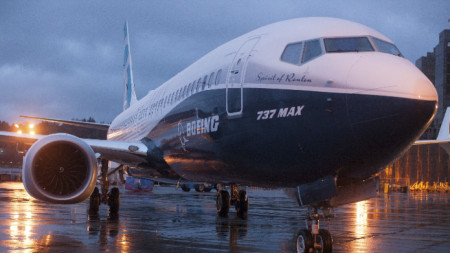 Самолет 737 MAX на компанията Boeing
